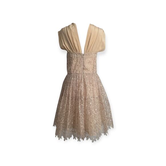 FROCK! Tracy Reese Picture Show Dress | US Size 6 | Latte Beiges | A-line silk - Picture 2 of 10